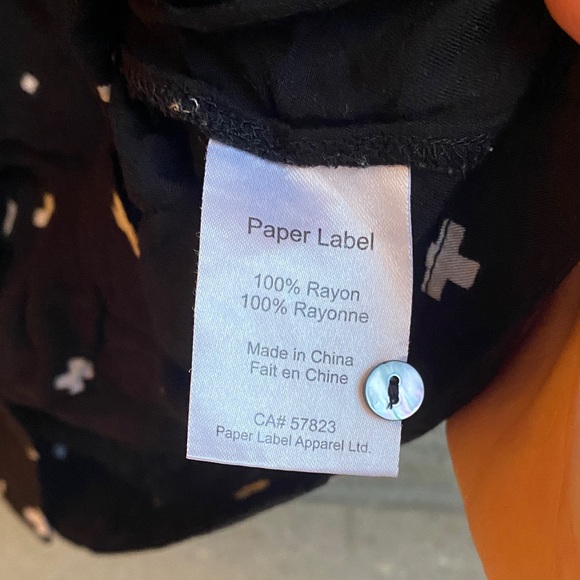 Paper Label “Cross” Button Down Shirt - Picture 3 of 5